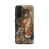 Figure of a Moor - Carlo Ascenzi Samsung Case, Galaxy S21 Fe / Matte, Smartphone Case Painting Man Traditional Attire Leopard Cubs