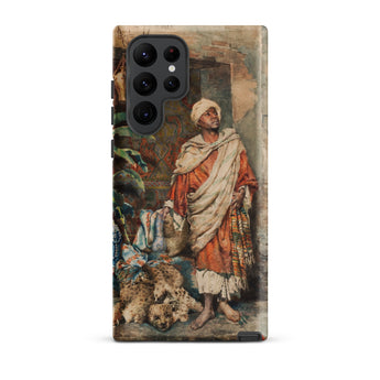 Figure of a Moor - Carlo Ascenzi Samsung Case, Galaxy S22 Ultra / Matte, Phone Case Painted Man Traditional Attire Animal Pelts