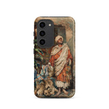 Figure of a Moor - Carlo Ascenzi Samsung Case, Galaxy S23 / Matte, Smartphone Case Classical Painting Man Leopard Cubs