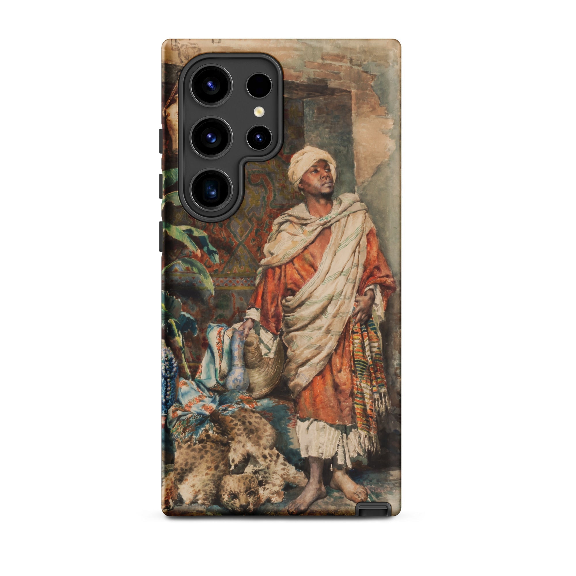 Figure of a Moor - Carlo Ascenzi Samsung Case, Galaxy S24 Ultra / Matte, Smartphone Case Classical Painting Man Turban Robes