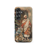 Figure of a Moor - Carlo Ascenzi Samsung Case, Galaxy S25 / Matte, Phone Case Classical Painting Man Traditional Attire Leopard