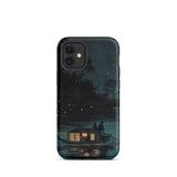 Fireflies at Ochanomizu - Kobayashi Kiyochika Iphone Case, 12 Mini / Matte, Phone Case Boat Scene