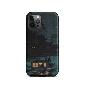 Fireflies at Ochanomizu - Kobayashi Kiyochika Iphone Case, 12 Pro / Matte, Artistic Phone Case