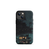 Fireflies at Ochanomizu - Kobayashi Kiyochika Iphone Case, 13 Mini / Matte, Iphone Case Boat Scene