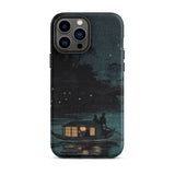 Fireflies at Ochanomizu - Kobayashi Kiyochika Iphone Case, 13 Pro Max / Matte, Artistic Phone Case