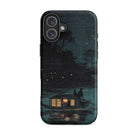 Fireflies at Ochanomizu Kobayashi Kiyochika Iphone Case, 16 Plus / Matte, Phone Case Boat Scene