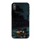 Fireflies at Ochanomizu - Kobayashi Kiyochika Iphone Case - Xs / Matte