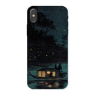 Fireflies at Ochanomizu - Kobayashi Kiyochika Iphone Case - x / Matte