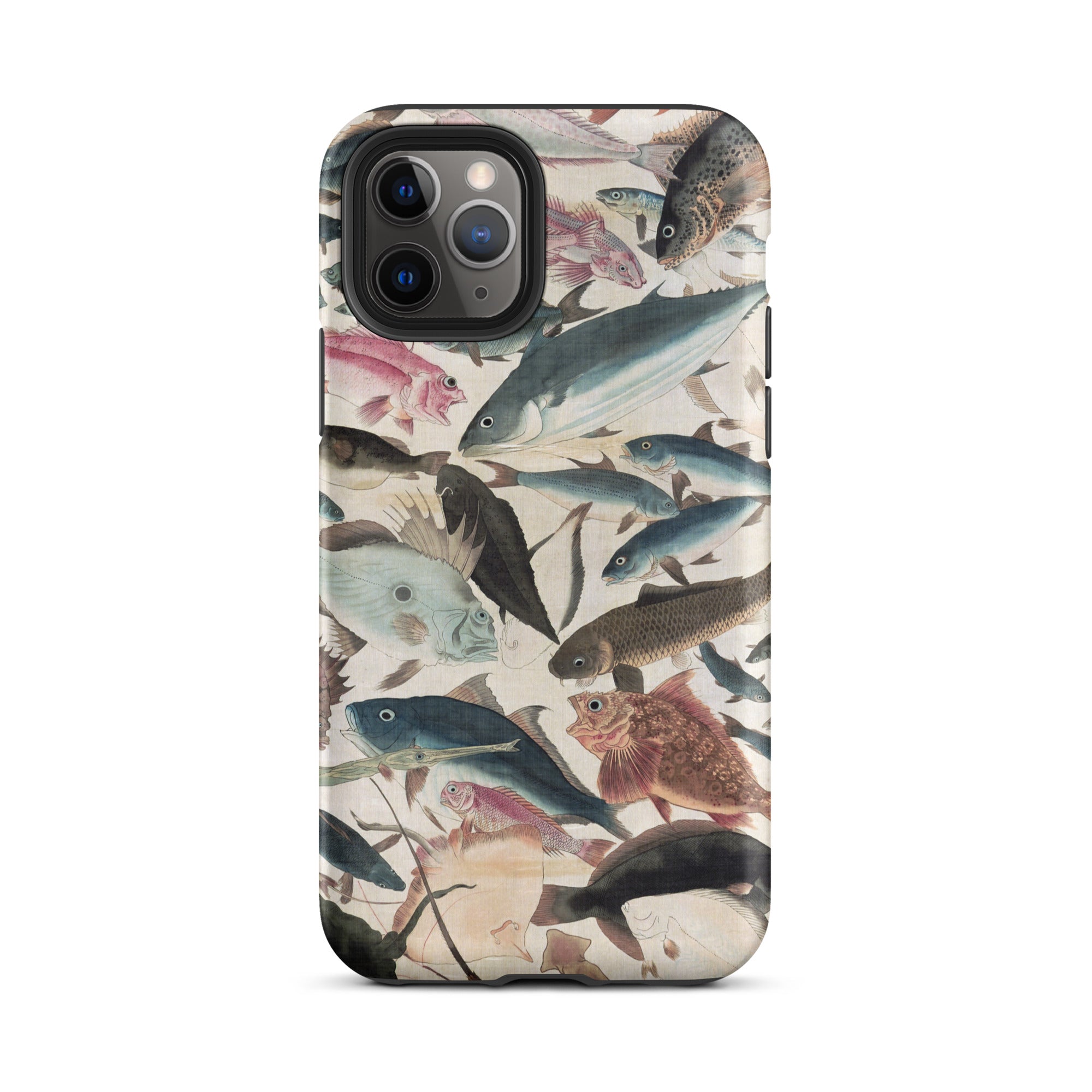 Fish Utagawa Yoshikazu Ocean Life Iphone Case, 11 Pro / Matte, Fish Patterned Phone Case