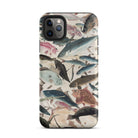 Fish Utagawa Yoshikazu Ocean Life Iphone Case, 11 Pro Max / Matte, Fish Patterned Phone Case