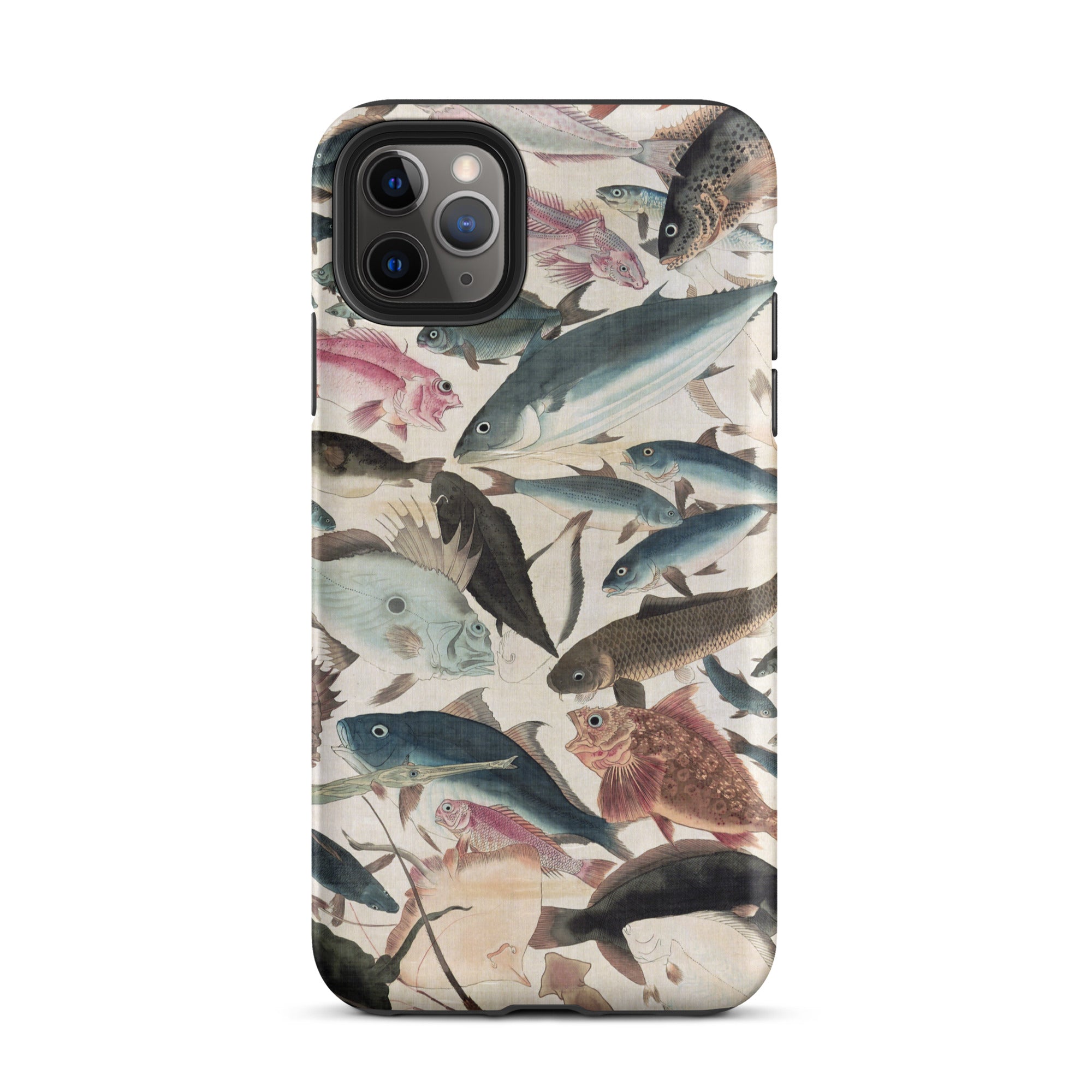 Fish Utagawa Yoshikazu Ocean Life Iphone Case, 11 Pro Max / Matte, Fish Patterned Phone Case