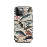 Fish - Utagawa Yoshikazu Ocean Life Iphone Case, 12 Pro / Matte, Fish-patterned Phone Case