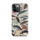 Fish - Utagawa Yoshikazu Ocean Life Iphone Case, 12 Pro Max / Matte, Fish-patterned Phone Case