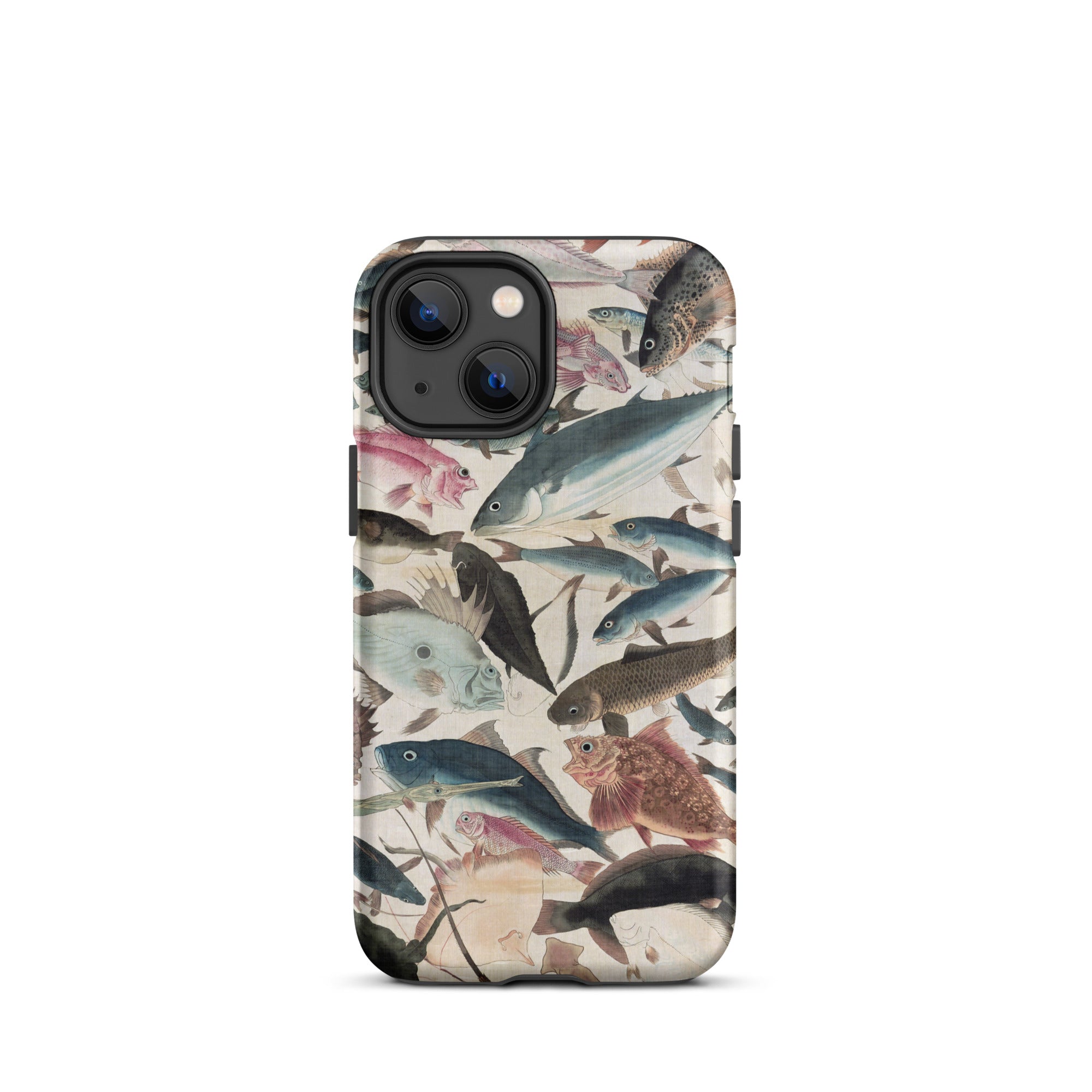 Fish Utagawa Yoshikazu Ocean Life Iphone Case, 13 Mini / Matte, Fish Patterned Iphone Case