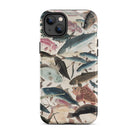 Fish Utagawa Yoshikazu Ocean Life Iphone Case, 14 Plus / Matte, Fish Patterned Phone Case