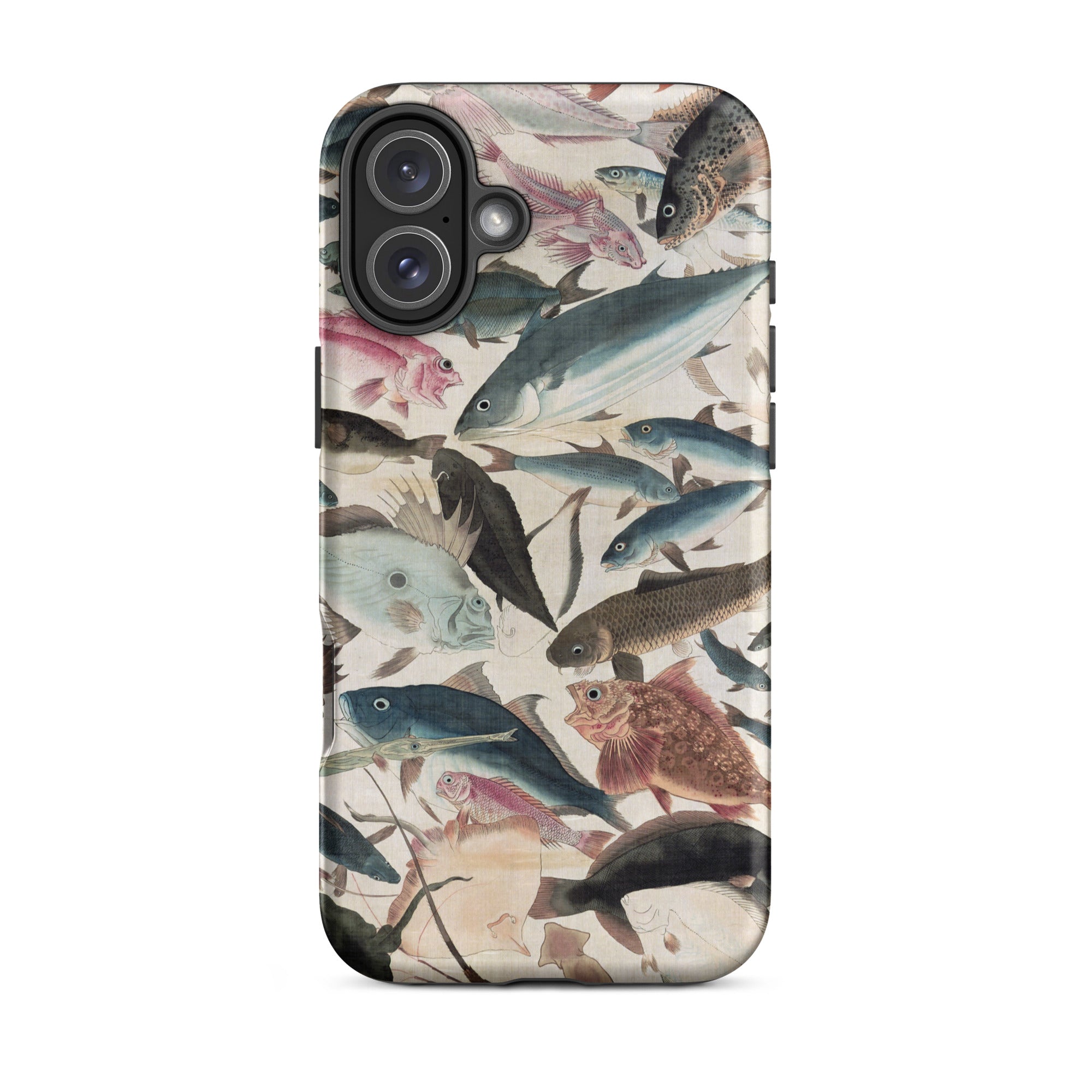 Fish Utagawa Yoshikazu Ocean Life Iphone Case, 16 Plus / Matte, Fish Patterned Phone Case