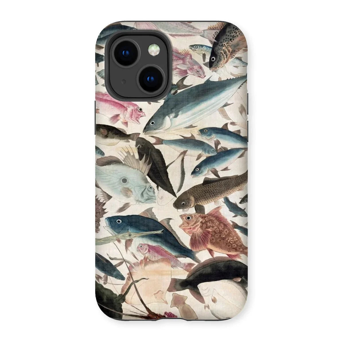 Fish - Utagawa Yoshikazu Ocean Life Iphone Case - 14 / Matte