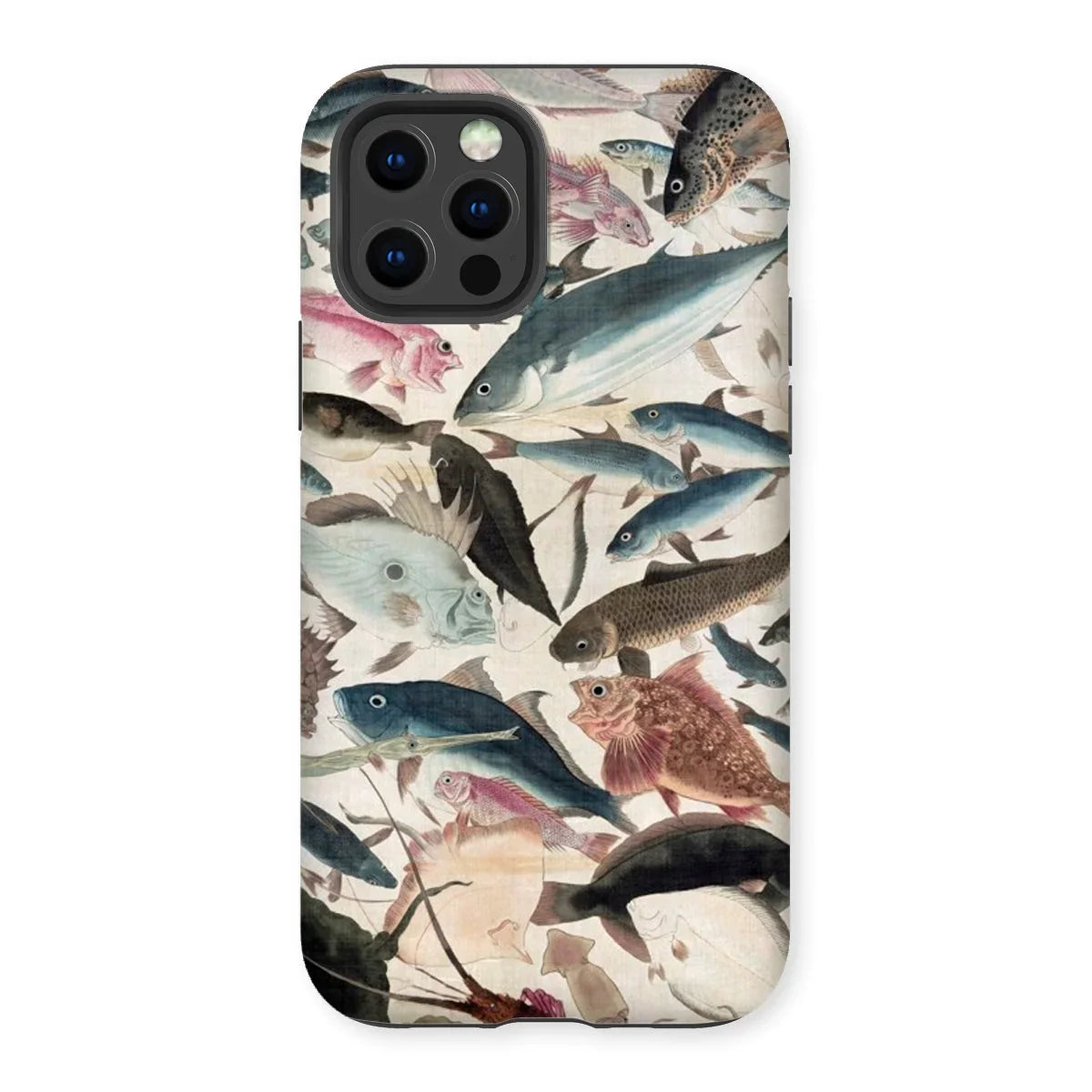 Fish - Utagawa Yoshikazu Ocean Life Iphone Case - 12 Pro / Matte