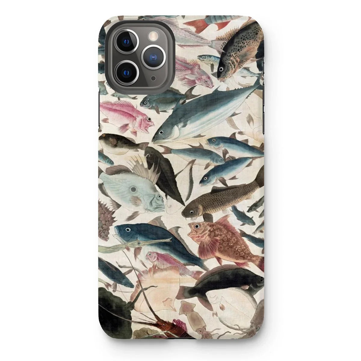 Fish - Utagawa Yoshikazu Ocean Life Iphone Case - 11 Pro Max / Matte