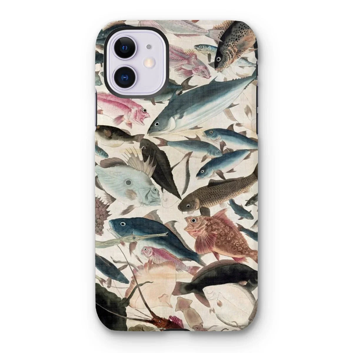 Fish - Utagawa Yoshikazu Ocean Life Iphone Case - 11 / Matte