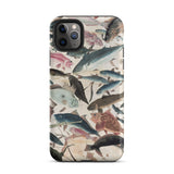 Fish - Utagawa Yoshikazu Ocean Life Phone Case Iphone 11 Pro Max / Matte Fish-patterned Phone Case Utagawa Yoshikazu Ocean, Ocean Life,