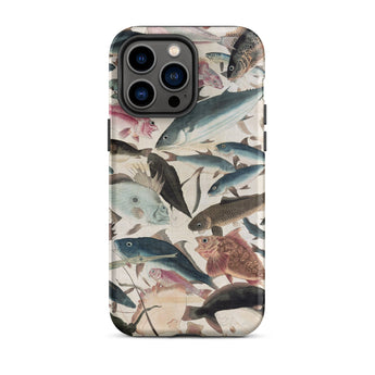 Fish - Utagawa Yoshikazu Ocean Life Phone Case Iphone 14 Pro Max / Matte Fish-patterned Phone Case Utagawa Yoshikazu Ocean, Ocean Life,