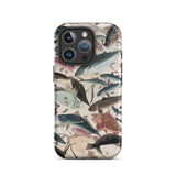Fish - Utagawa Yoshikazu Ocean Life Phone Case Iphone 16 Pro / Matte Fish-patterned Phone Case Utagawa Yoshikazu Ocean, Ocean Life,