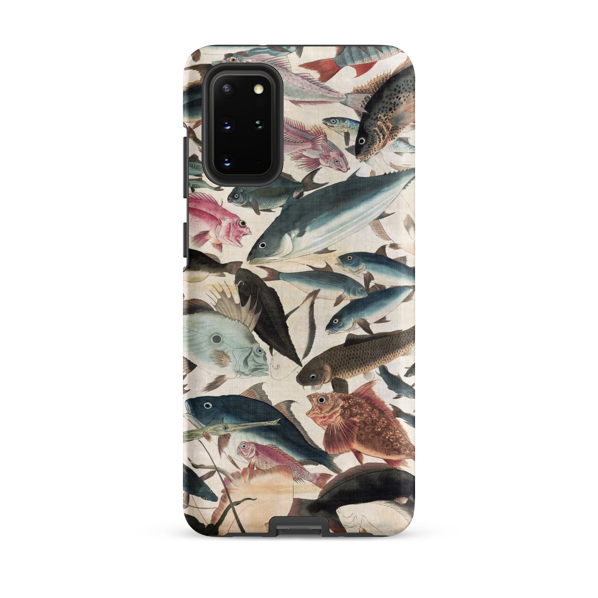 Fish Utagawa Yoshikazu Ocean Life Samsung Case, Galaxy S20 Plus / Matte, Smartphone Case Colorful Fish Pattern