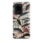 Fish Utagawa Yoshikazu Ocean Life Samsung Case, Galaxy S20 Ultra / Matte, Smartphone Case Multi Species Fish Pattern