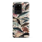 Fish - Utagawa Yoshikazu Ocean Life Samsung Case, Galaxy S20 Ultra / Matte, Smartphone Case Multi-species Fish Pattern