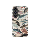 Fish Utagawa Yoshikazu Ocean Life Samsung Case, Galaxy S24 / Matte, Smartphone Case Multi Species Fish Pattern