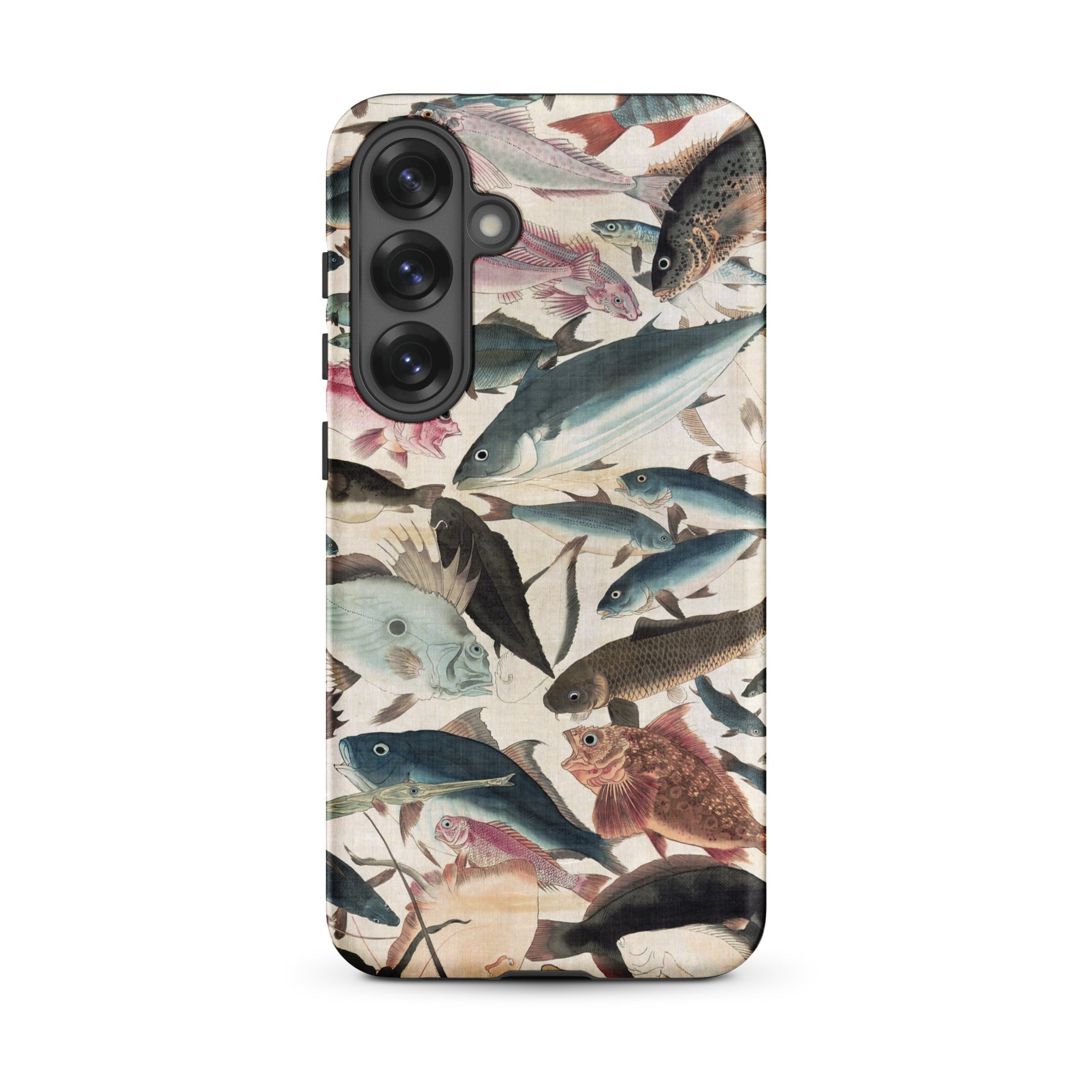 Fish Utagawa Yoshikazu Ocean Life Samsung Case, Galaxy S25 Plus / Matte, Smartphone Case Multi Species Fish Pattern