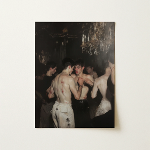 Fisticuffs - Baroque Gay Fight Club Art Print / Canvas, Baroque Gay Fight, Fight Club Art, Bodies Rest