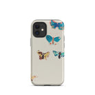Five Butterflies Odilon Redon Watercolor Iphone Case, 12 Mini / Matte, Butterfly Patterned Phone Case