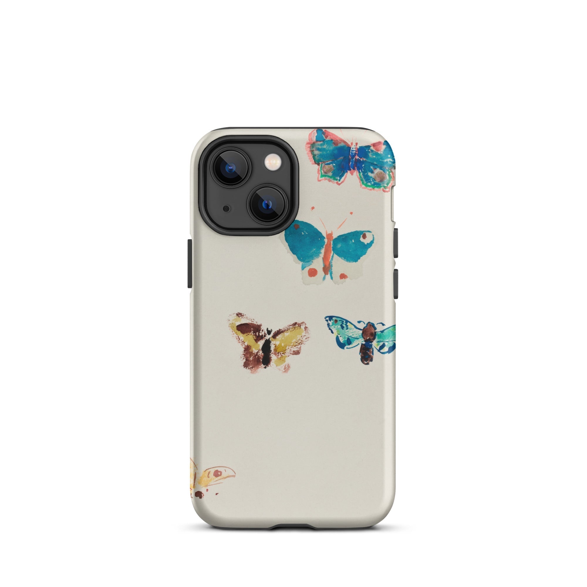 Five Butterflies Odilon Redon Watercolor Iphone Case, 13 Mini / Matte, Butterfly Patterned Phone Case