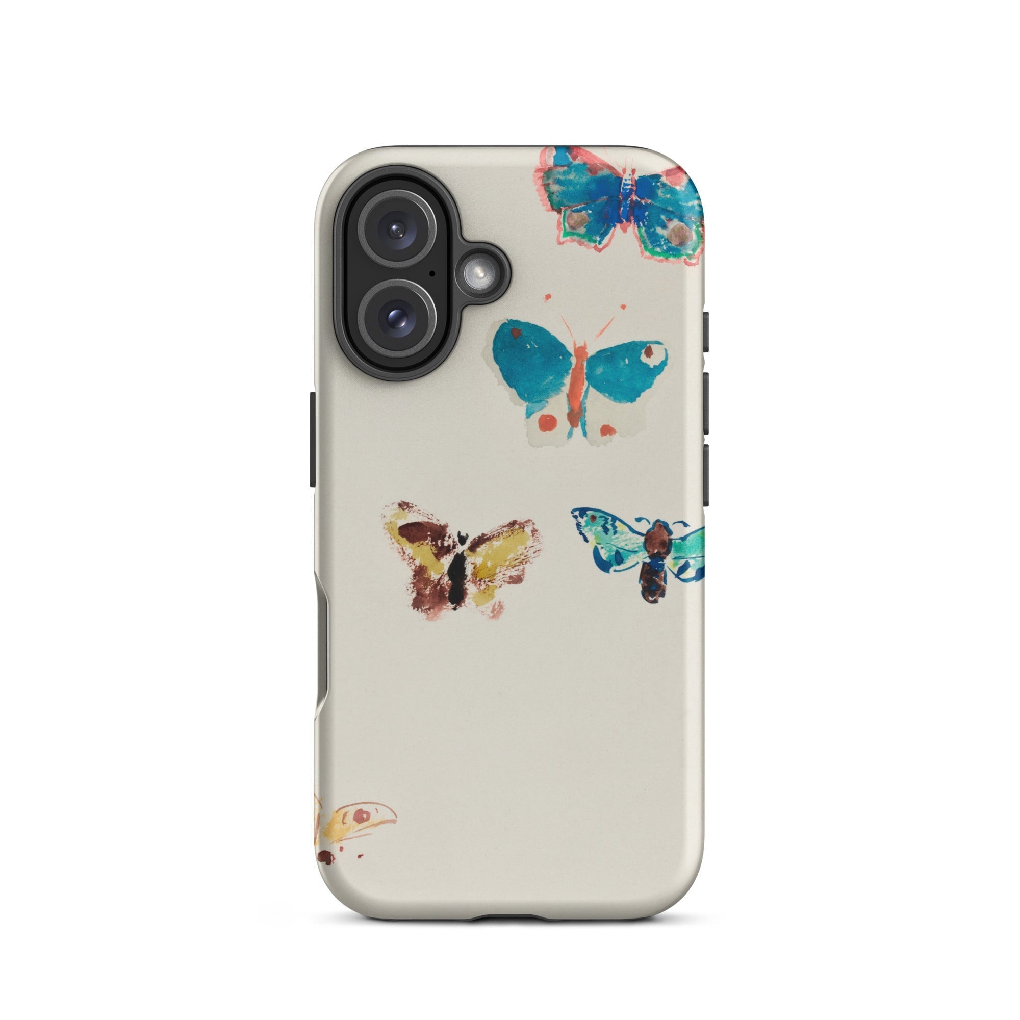 Five Butterflies Odilon Redon Watercolor Iphone Case, 16 / Matte, Butterfly Patterned Phone Case