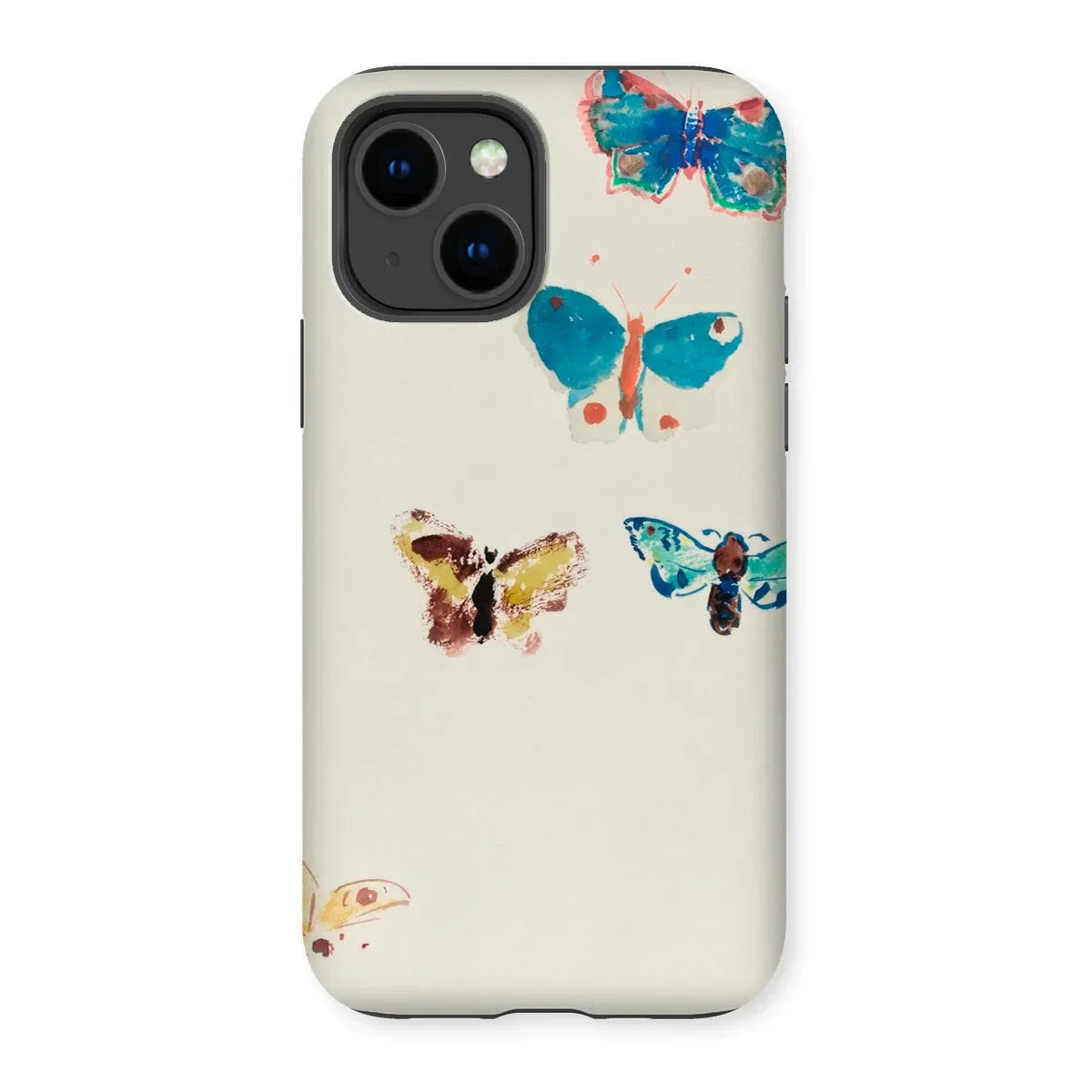 Five Butterflies - Odilon Redon Watercolor Iphone Case, 14 / Matte, Kite-952481895, Iphone Case Decorated Colorful Butterfly Designs