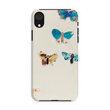 Five Butterflies - Odilon Redon Watercolor Iphone Case, Xr / Matte, Phone Case Decorated Colorful Butterfly Designs