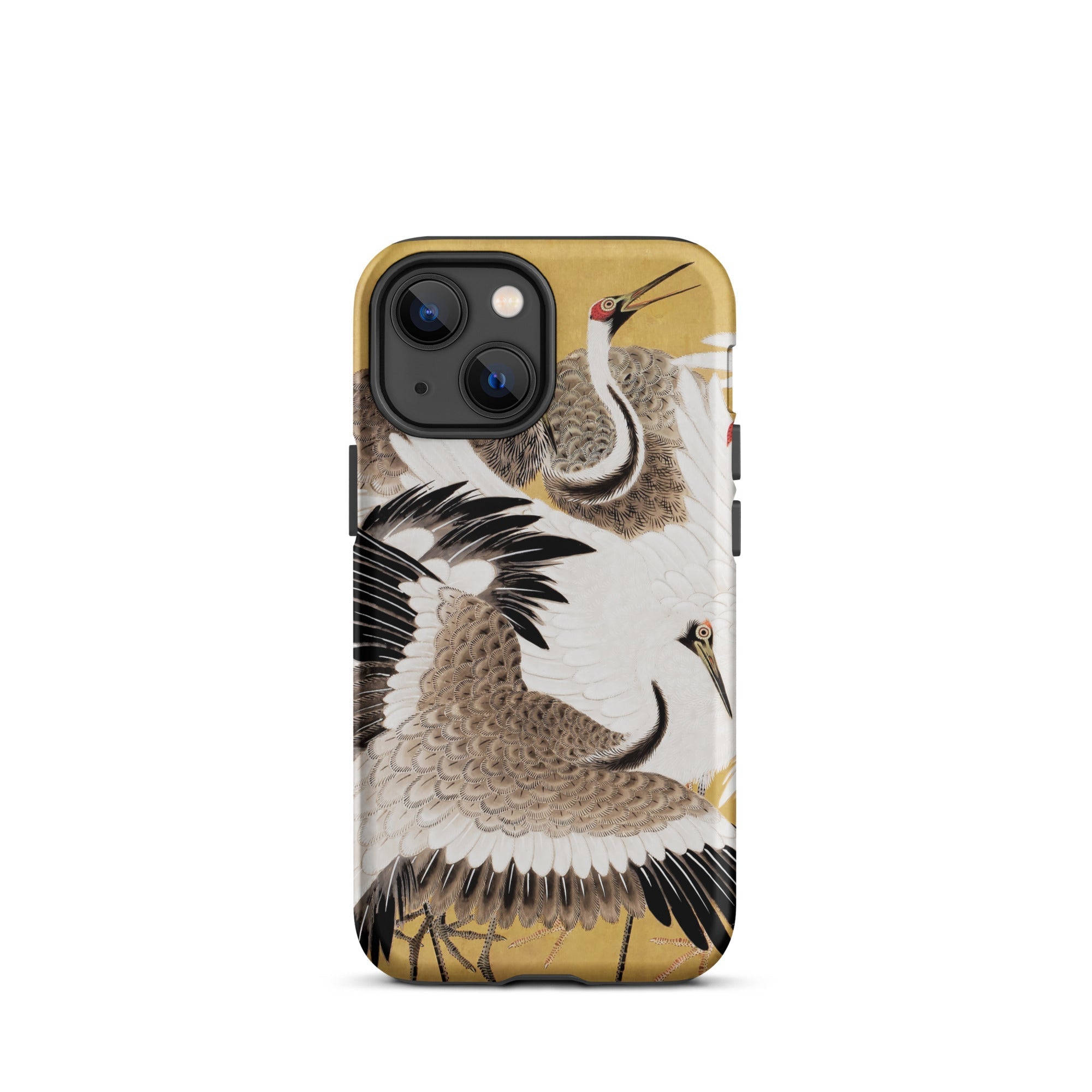 Flock of Cranes Ishida Yutei Edo Art Iphone Case, 13 Mini / Matte, Iphone Case Crane Artwork