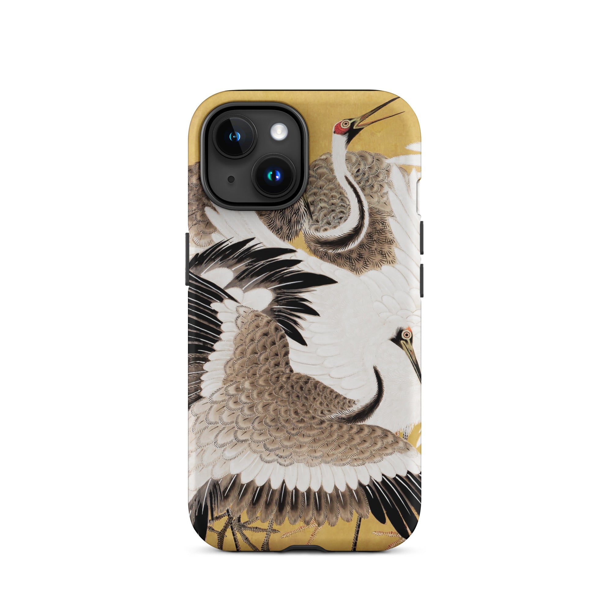 Flock of Cranes Ishida Yutei Edo Art Iphone Case, 15 / Matte, Phone Case Crane Artwork