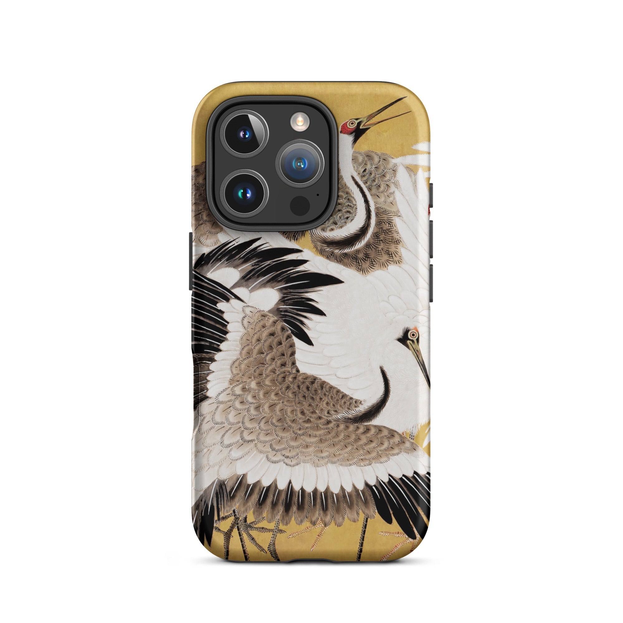 Flock of Cranes Ishida Yutei Edo Art Iphone Case, 16 Pro / Matte, Crane Themed Phone Case