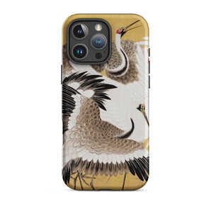 Flock of Cranes - Ishida Yutei Edo Art Iphone Case, 16 Pro Max / Matte, Crane-patterned Phone Case