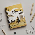 Flock of Cranes - Ishida Yūtei Edo Art Notebook Notebooks & Notepads