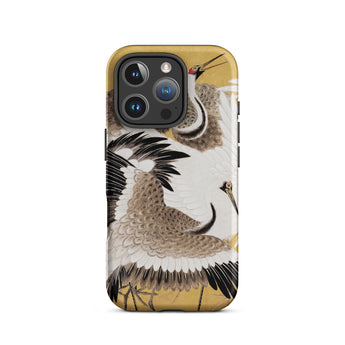 Flock of Cranes - Ishida Yutei Edo Art Phone Case Iphone 16 Pro / Matte Crane-themed Phone Case Ishida Yūtei’s Flock, Edo-period Artistry,
