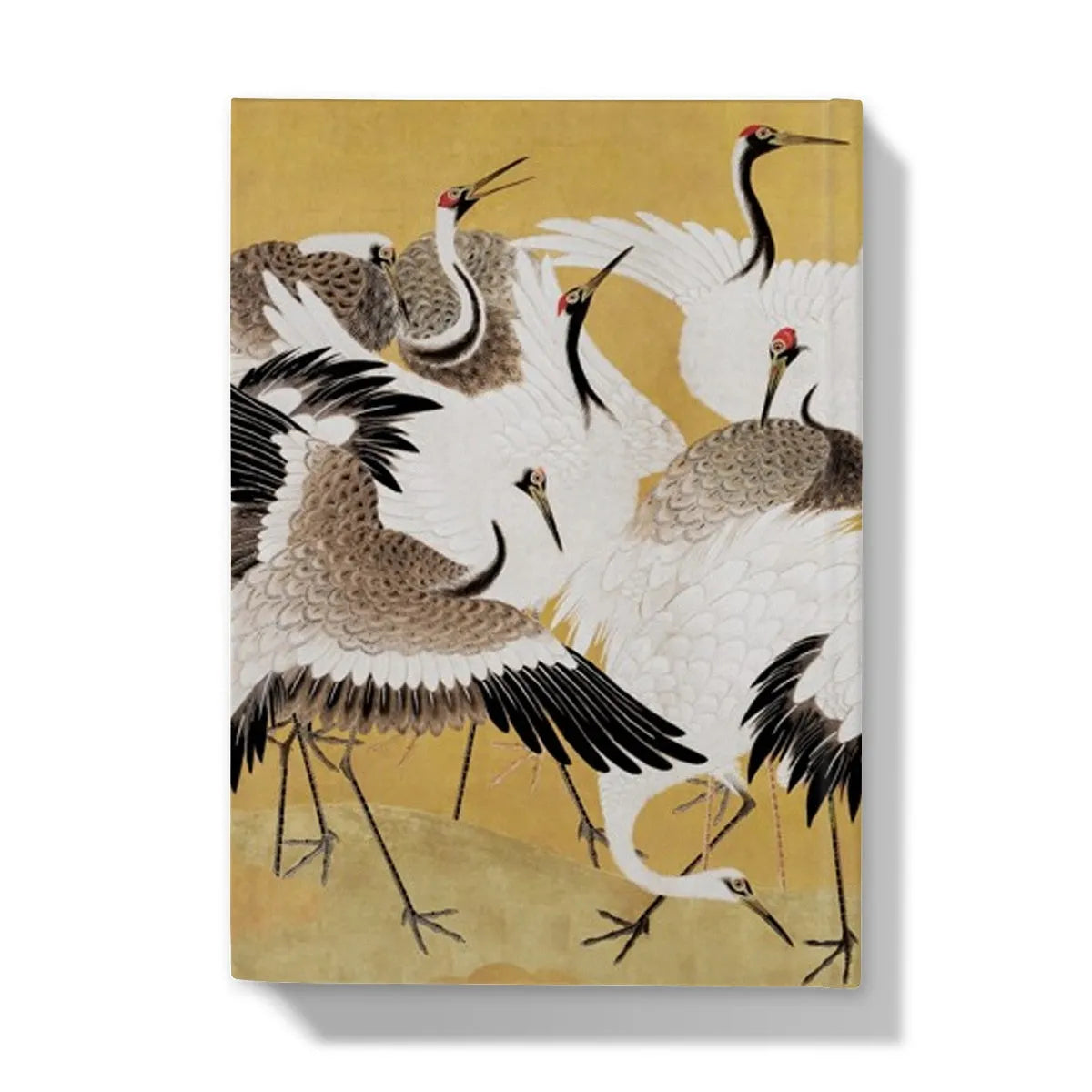 Flock Of Cranes By Ishida Yūtei Hardback Journal - Notebooks & Notepads - Aesthetic Art