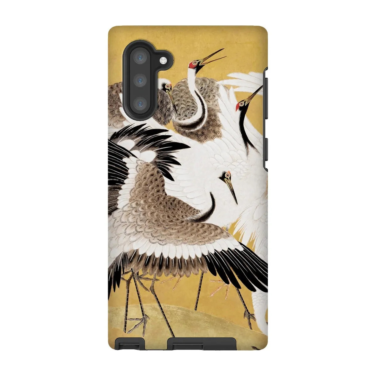 Flock Of Cranes Japanese Bird Art Phone Case - Ishida Yūtei - Samsung Galaxy Note 10 / Matte - Mobile Phone Cases
