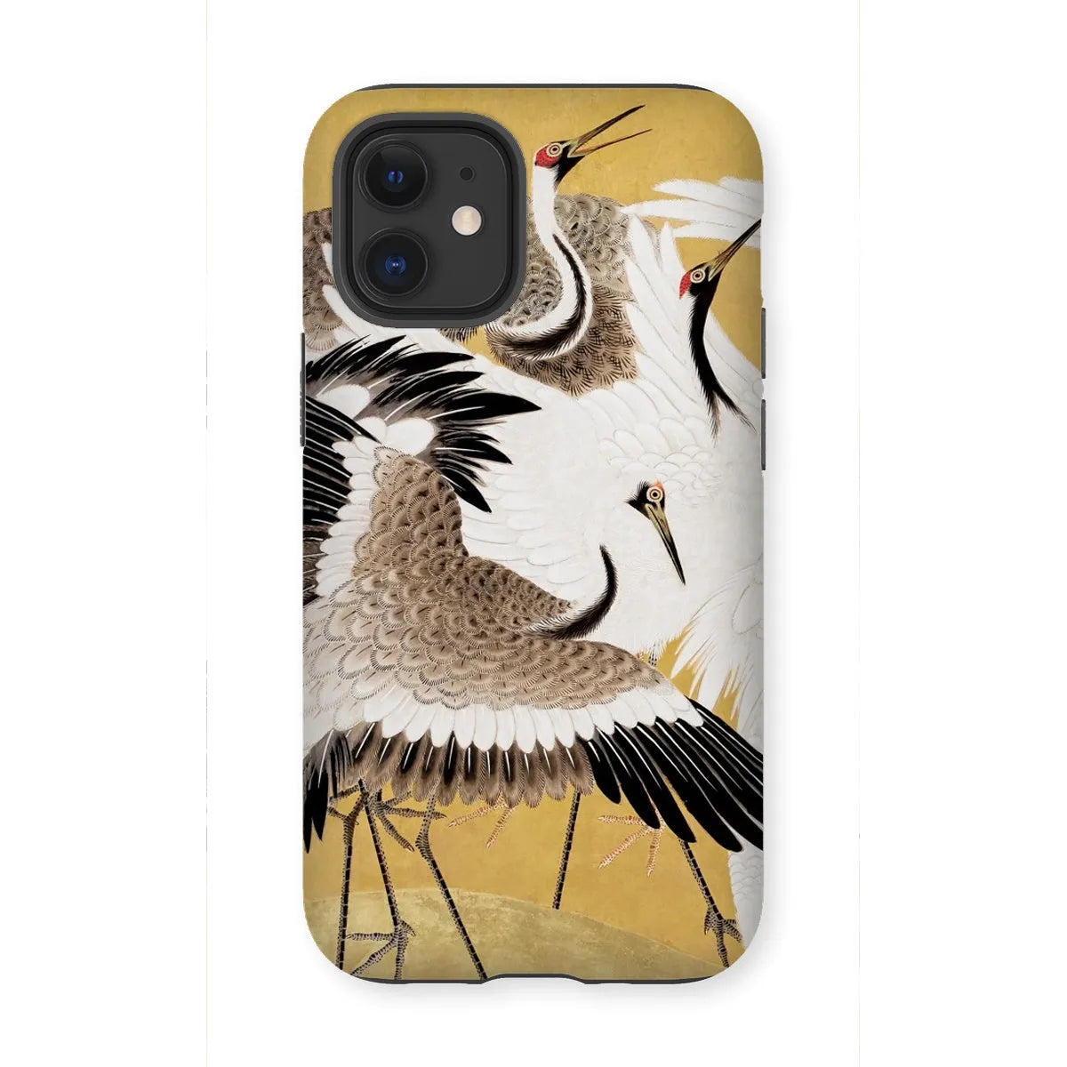 Flock Of Cranes Japanese Bird Art Phone Case - Ishida Yūtei - Iphone 12 Mini / Matte - Mobile Phone Cases - Aesthetic