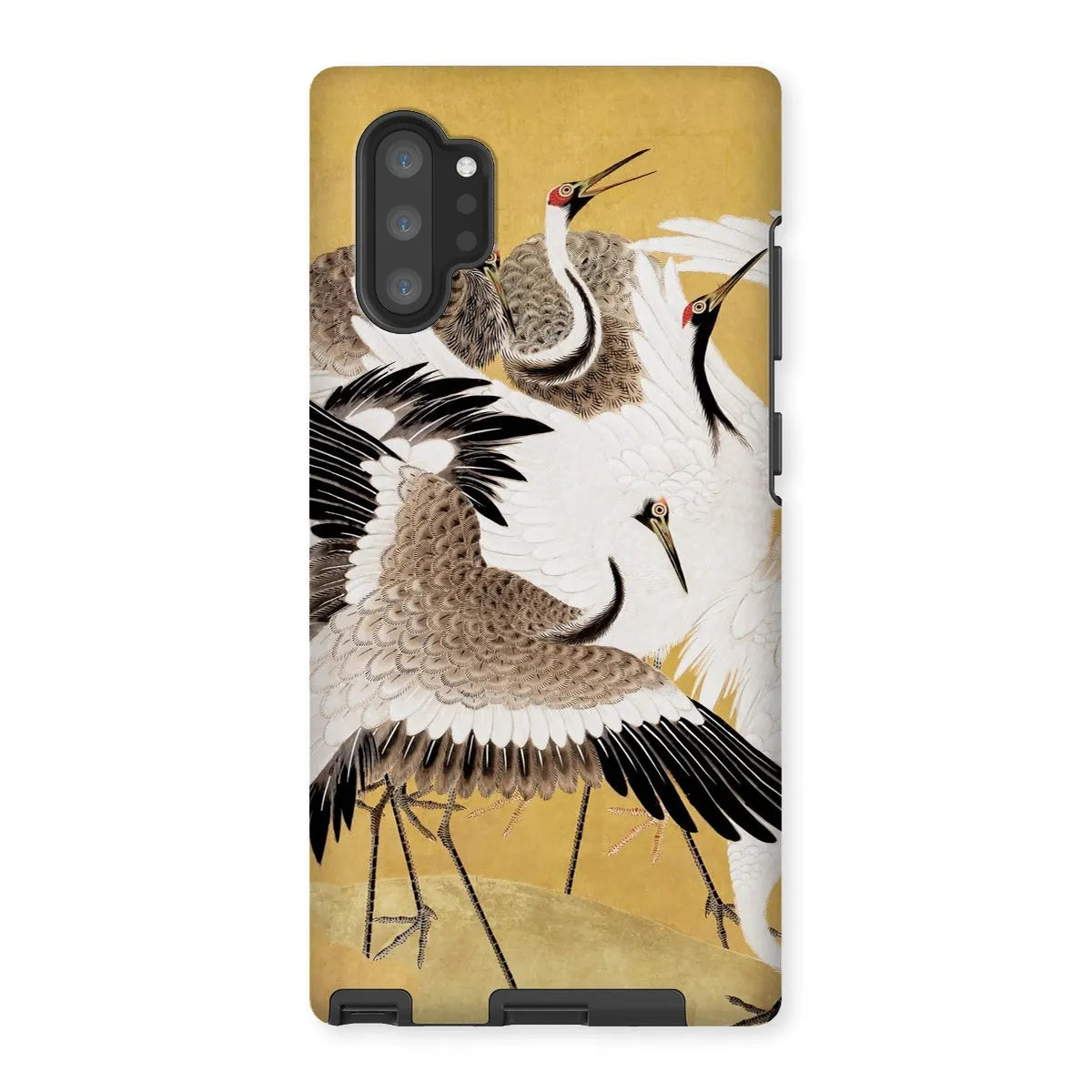 Flock Of Cranes Japanese Bird Art Phone Case - Ishida Yūtei - Samsung Galaxy Note 10p / Matte - Mobile Phone Cases
