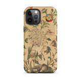 Floral Fantasy of Animals and Birds Iphone Case, 12 Pro Max / Matte, Floral Animal Patterned Phone Case