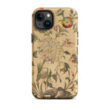 Floral Fantasy of Animals and Birds Iphone Case, 15 Plus / Matte, Floral Animal Patterned Phone Case